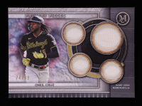 Oneil Cruz 2023 Topps Museum Collection Primary Pieces Quad Relics #SPPPQROC #74/99 at PristineAuction.com