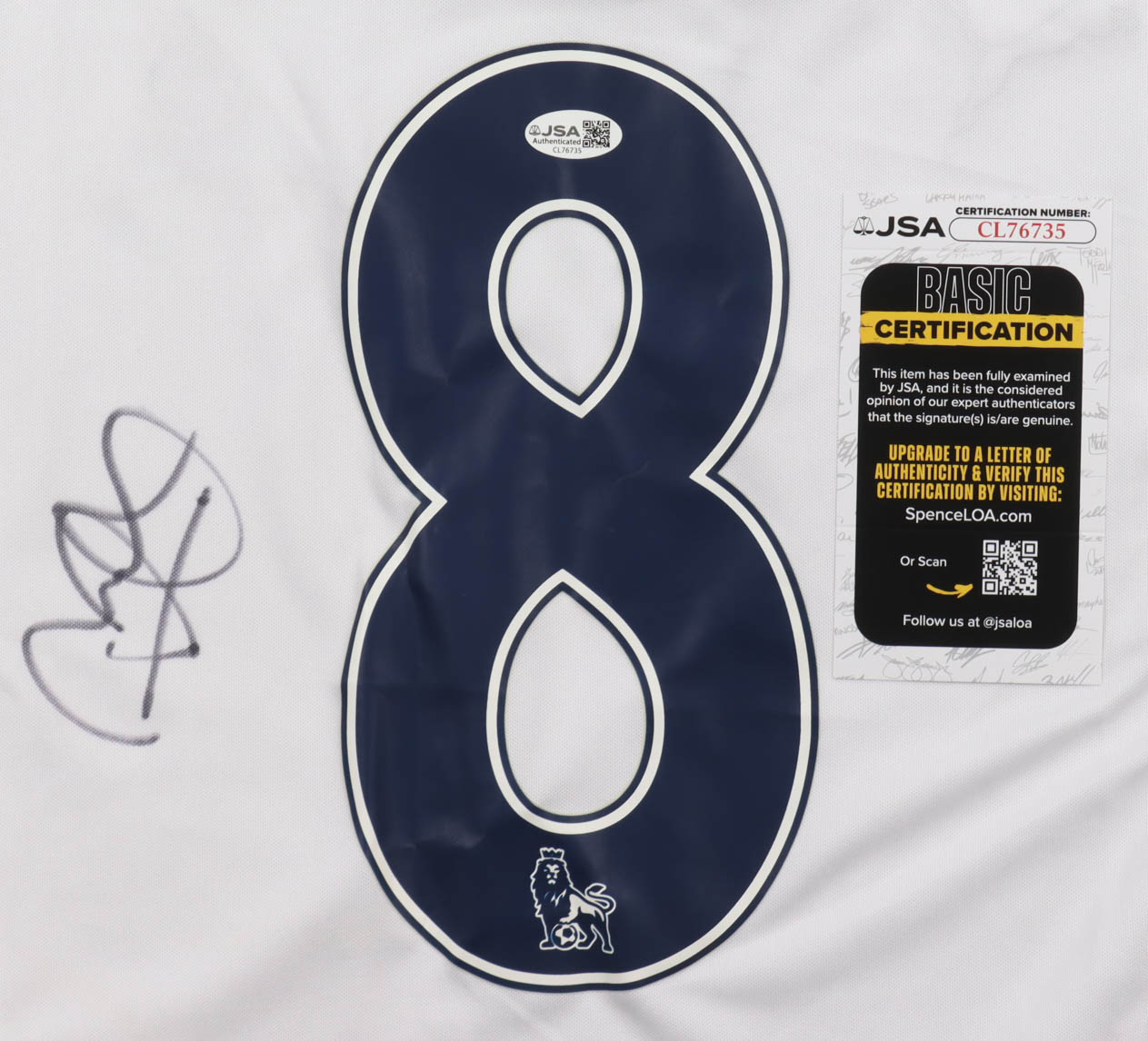 Jermaine Jenas Signed Tottenham Hotspur F.C Puma Authentic Jersey (JSA) at PristineAuction.com Jermaine Jenas Signed Tottenham Hotspur F.C Puma Authentic Jersey (JSA) at PristineAuction.com