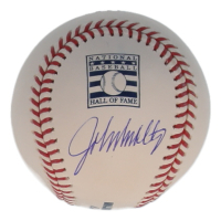 John Smoltz Signed OML Hall of Fame Logo Baseball (Beckett) at PristineAuction.com