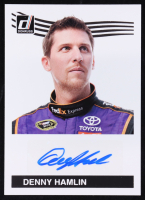 Denny Hamlin 2017 Donruss Retro Signatures 1984 #8 at PristineAuction.com
