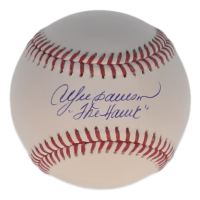 Andre Dawson Signed OML Baseball Inscribed "The Hawk" (JSA) at PristineAuction.com