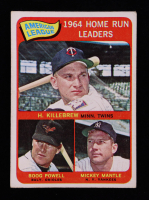 Harmon Killebrew / Mickey Mantle / Boog Powell 1965 Topps #3 AL Home Run Leaders at PristineAuction.com