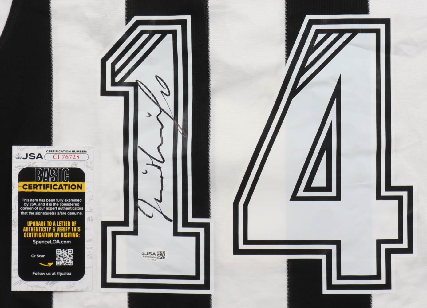 David Ginola Signed Newcastle United F.C. Adidas Authentic Jersey (JSA) at PristineAuction.com David Ginola Signed Newcastle United F.C. Adidas Authentic Jersey (JSA) at PristineAuction.com