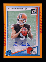 Dillon Gabriel 2025 Donruss Rated Rookies Autographs Orange #316 RC at PristineAuction.com