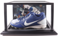 Nolan Ryan Signed Nike Baseball Cleat With Photoback Display Case (PSA) at PristineAuction.com