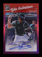 Tyler Soderstrom 2023 Donruss Optic Retro '90 Signatures Purple #25 RC #39/99 at PristineAuction.com