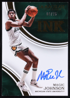Magic Johnson 2016-17 Immaculate Collection Collegiate Immaculate INK #31 #09/25 at PristineAuction.com