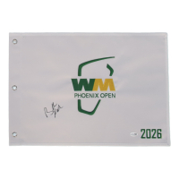 Brooks Koepka Signed 2026 Waste Management Open Golf Pin Flag (JSA) at PristineAuction.com