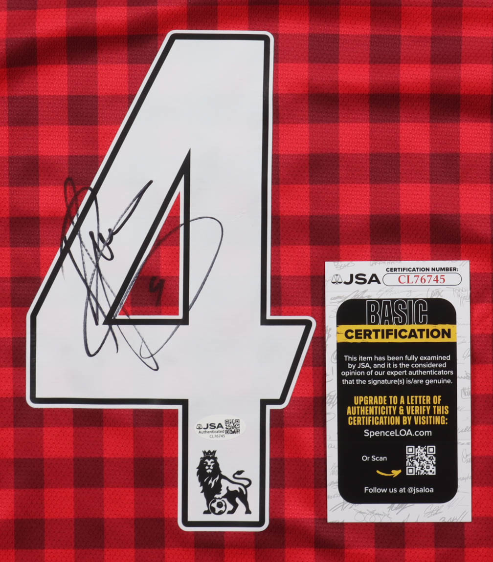 Phil Jones Signed Manchester United F.C. Nike Authentic Jersey (JSA) at PristineAuction.com Phil Jones Signed Manchester United F.C. Nike Authentic Jersey (JSA) at PristineAuction.com