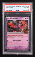 Fezandipiti 2024 Pokemon TCG Scarlet & Violet Twilight Masquerade Promos #096 Cosmos Holo Stamp/Pokeween (PSA 10) at PristineAuction.com
