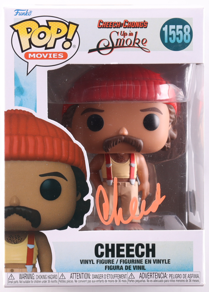 Cheech Marin Signed "Cheech & Chongs's Up In Smoke" #1558 Cheech Funko Pop! Vinyl Figure (Beckett) at PristineAuction.com Cheech Marin Signed "Cheech & Chongs's Up In Smoke" #1558 Cheech Funko Pop! Vinyl Figure (Beckett) at PristineAuction.com