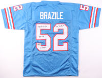 Robert Brazile Signed Jersey Inscribed "HOF 18", "Dr. Doom" & "7x Pro Bowl" (Beckett) at PristineAuction.com