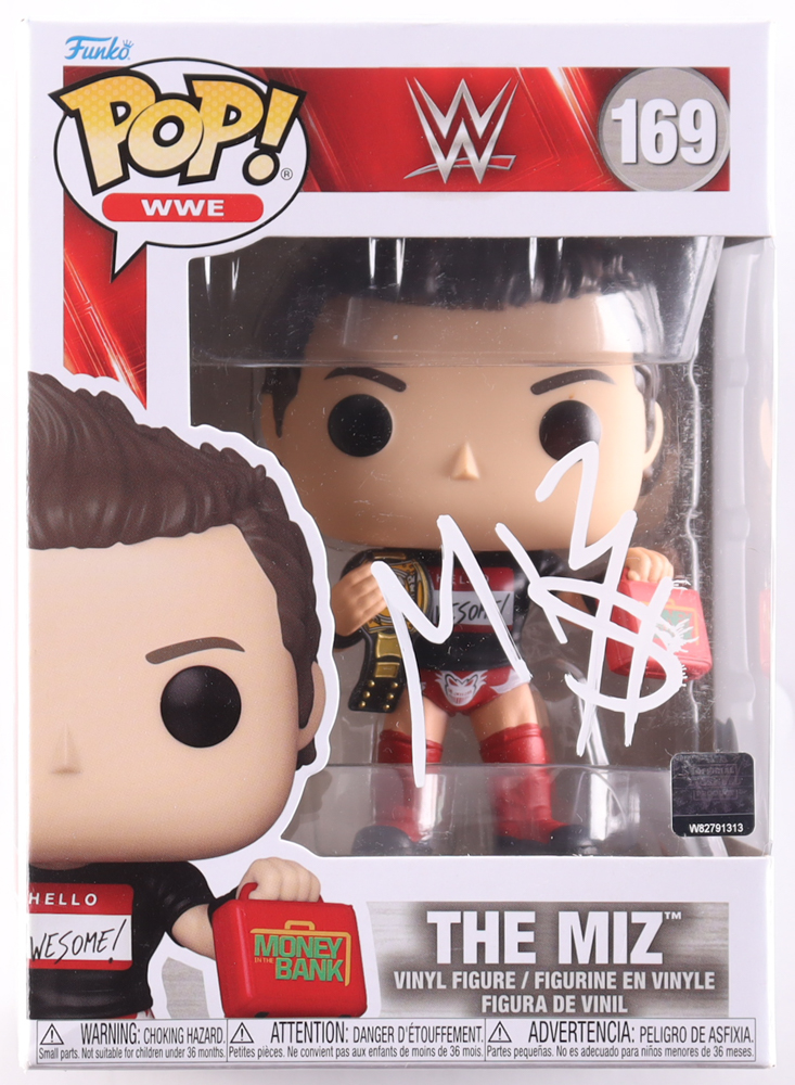 Mike Mizanin Signed "WWE" #169 The Miz Funko Pop! Vinyl Figure Inscribed "$" (Beckett) at PristineAuction.com Mike Mizanin Signed "WWE" #169 The Miz Funko Pop! Vinyl Figure Inscribed "$" (Beckett) at PristineAuction.com
