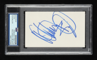Whitney Houston Signed Index Card (PSA) at PristineAuction.com