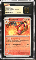 Magmortar 2025 Pokemon Journey Together Reverse Holo #021/159 (CGC PRISTINE 10 | Black Label) at PristineAuction.com
