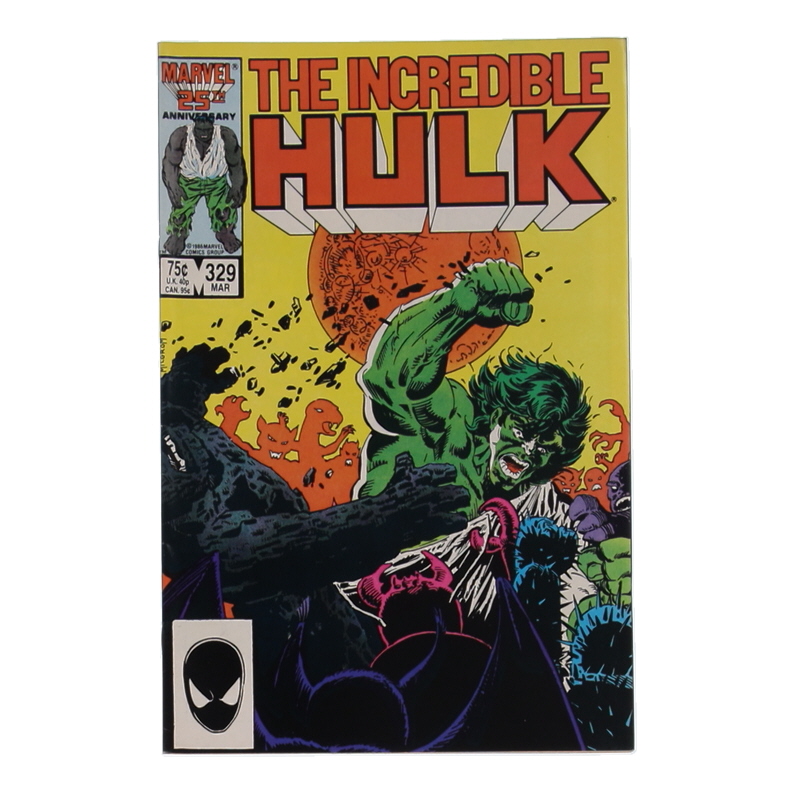 1987 "The Incredible Hulk" #329 Marvel Comic Book at PristineAuction.com 1987 "The Incredible Hulk" #329 Marvel Comic Book at PristineAuction.com
