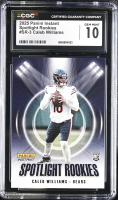Caleb Williams 2025 Panini Instant Spotlight Rookies #SR-3 RC #1/1426 (CGC 10) at PristineAuction.com