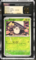 Foongus 2025 Pokemon Journey Together Reverse Holo #010/159 (CGC PRISTINE 10 | Black Label) at PristineAuction.com