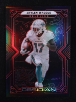 Jaylen Waddle 2022 Panini Obsidian Electric Etch Red #79 #01/10 at PristineAuction.com