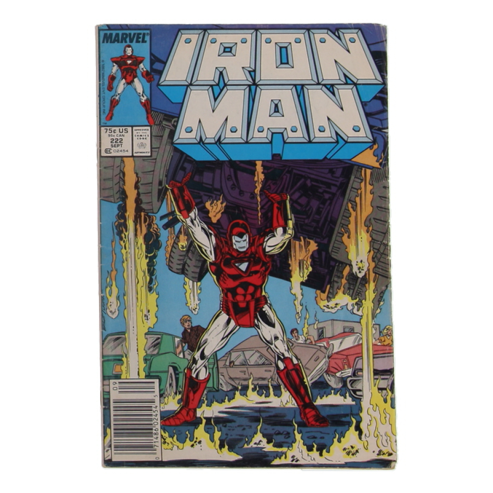 1987 "Iron Man" #222 Marvel Comic Book at PristineAuction.com