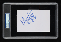 Mick Jagger Signed Index Card (PSA) at PristineAuction.com
