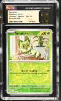 Sprigatito 2025 Pokemon Journey Together Reverse Holo #016/159 (CGC PRISTINE 10 | Black Label) at PristineAuction.com