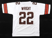 Felix Wright Signed Jersey Inscribed "Dawg Pound" (AWM) at PristineAuction.com