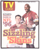 Heath Shuler & Terry Allen Signed Redskins Custom Framed Photo Display (JSA) at PristineAuction.com