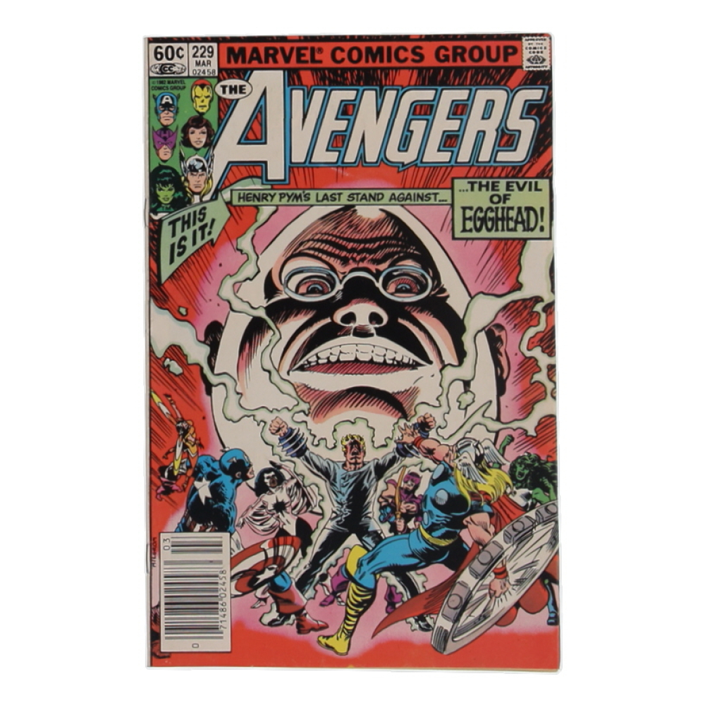 1983 "The Avengers" #229 Marvel Comic Book at PristineAuction.com