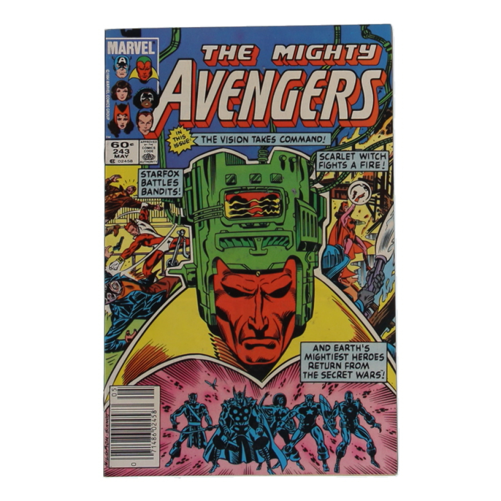 1984 "The Mighty Avengers" #243 Marvel Comic Book at PristineAuction.com