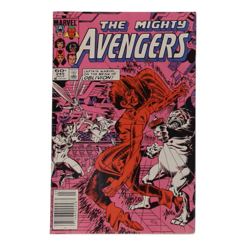 1984 "The Mighty Avengers" #245 Marvel Comic Book at PristineAuction.com