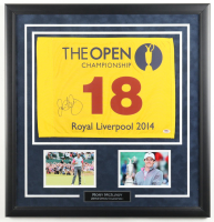 Rory McIlroy Signed Custom Framed The Open Championship Golf Pin Flag (PSA) at PristineAuction.com