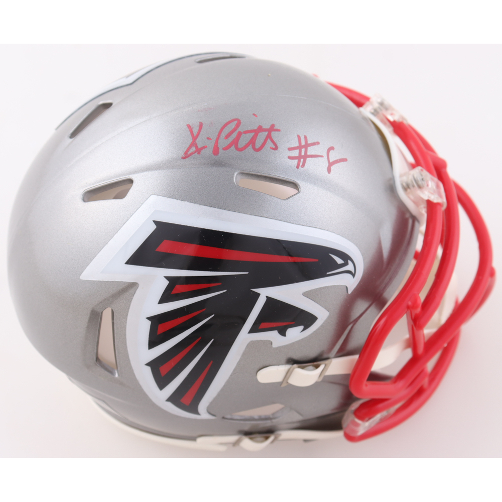 Kyle Pitts Signed Falcons Flash Alternate Speed Mini Helmet (Beckett) at PristineAuction.com