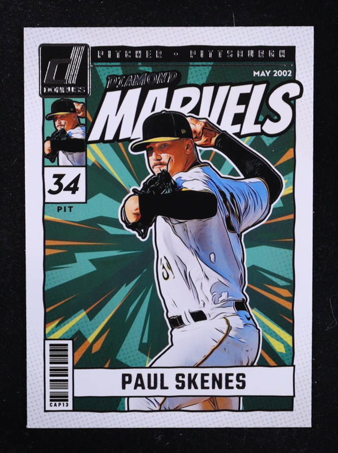 Paul Skenes 2024 Panini Donruss Diamond Marvels #8 RC at PristineAuction.com Paul Skenes 2024 Panini Donruss Diamond Marvels #8 RC at PristineAuction.com
