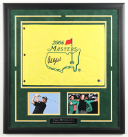 Phil Mickelson Signed Custom Framed 2006 Masters Tournament Golf Pin Flag (Beckett) at PristineAuction.com