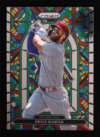 Bryce Harper 2022 Panini Prizm Stained Glass #4 at PristineAuction.com