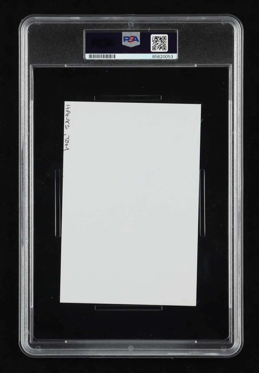 Tom Hanks Signed Index Card (PSA) at PristineAuction.com Tom Hanks Signed Index Card (PSA) at PristineAuction.com