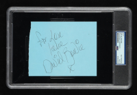 David Bowie Signed Index Card Inscribed "Love" & "X" (PSA) at PristineAuction.com