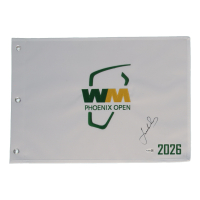 Jordan Spieth Signed 2026 Waste Management Open Golf Pin Flag (JSA) at PristineAuction.com
