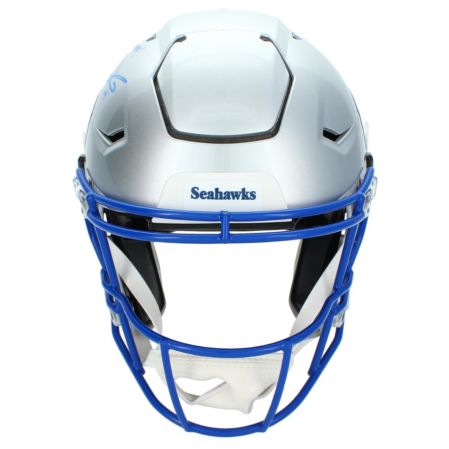 Sam Darnold Signed Seahawks Full-Size Authentic On-Field Throwback Alternate Speedflex Helmet Inscribed "SB LX Champs!" (Beckett) at PristineAuction.com Sam Darnold Signed Seahawks Full-Size Authentic On-Field Throwback Alternate Speedflex Helmet Inscribed "SB LX Champs!" (Beckett) at PristineAuction.com