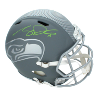 Sam Darnold Signed Seahawks Full-Size Slate Alternate Speed Helmet (Beckett) at PristineAuction.com