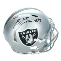 Brock Bowers Signed Raiders Full-Size Authentic On-Field Speed Helmet (Beckett) at PristineAuction.com