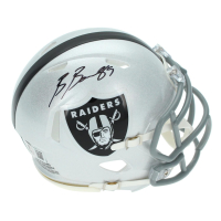 Brock Bowers Signed Raiders Speed Mini Helmet (Beckett) at PristineAuction.com