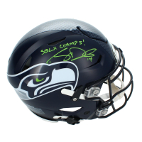Sam Darnold Signed Seahawks Full-Size Authentic On-Field Speedflex Helmet Inscribed "SB LX Champs!" (Beckett) at PristineAuction.com