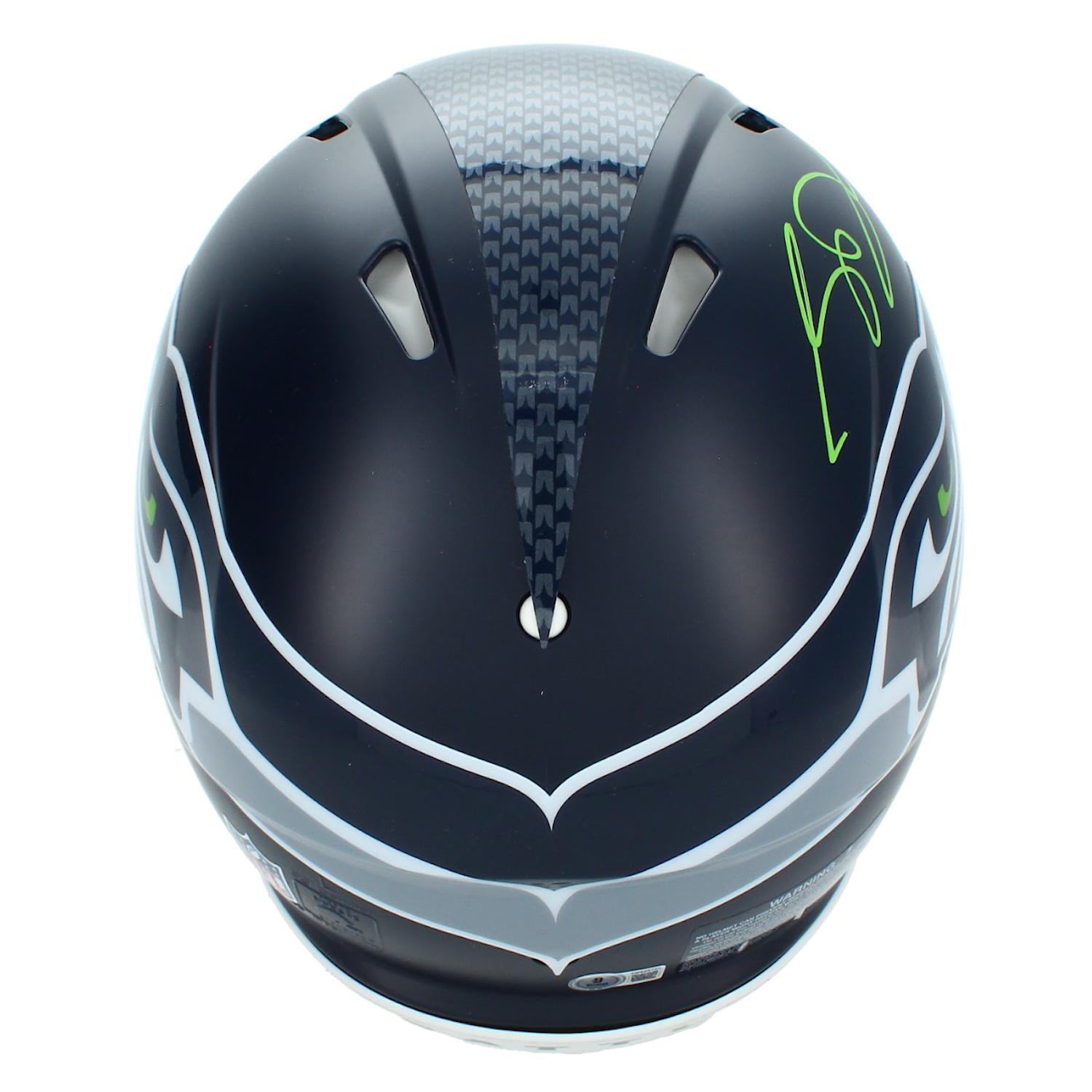 Sam Darnold Signed Seahawks Full-Size Authentic On-Field Speed Helmet (Beckett) at PristineAuction.com Sam Darnold Signed Seahawks Full-Size Authentic On-Field Speed Helmet (Beckett) at PristineAuction.com