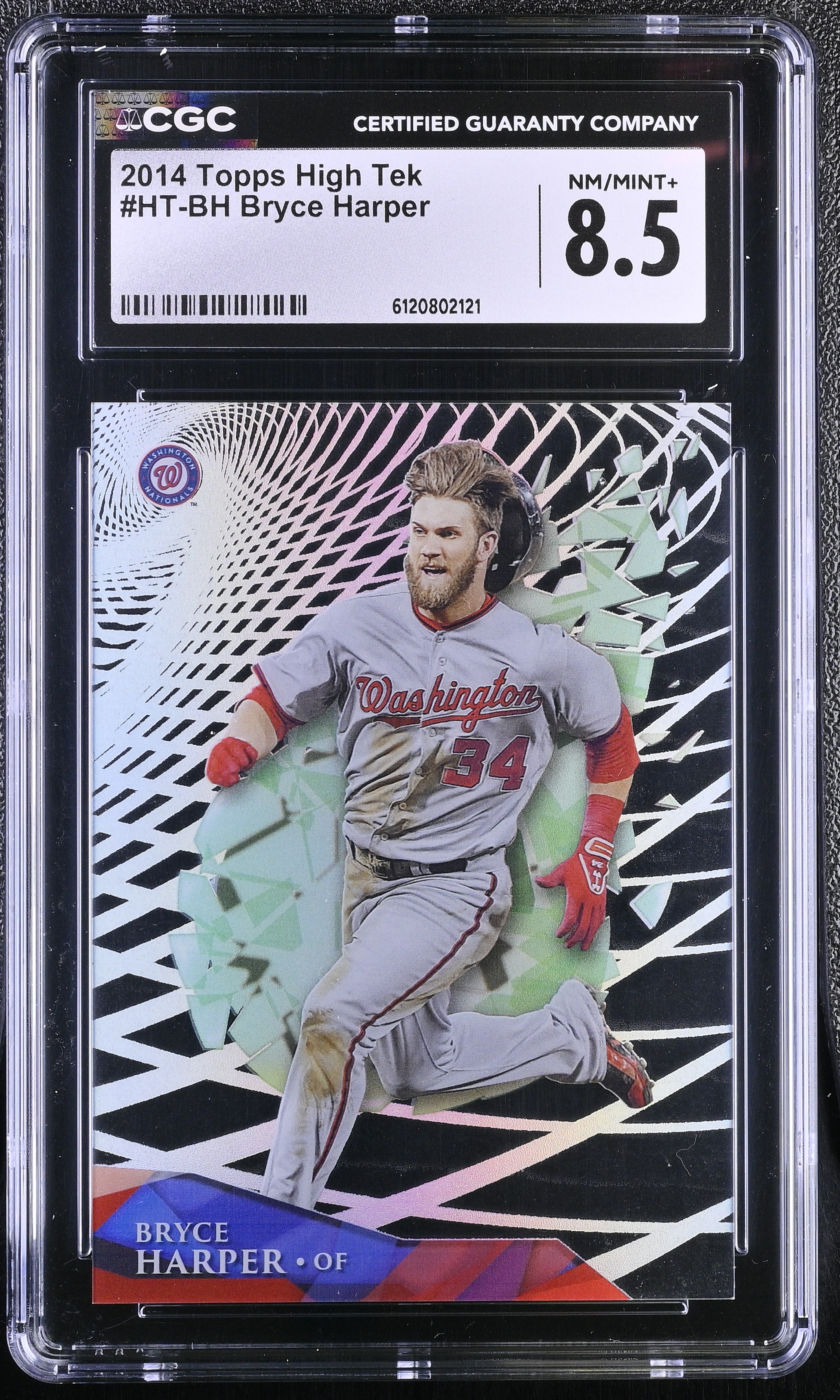 Bryce Harper 2014 Topps High Tek Net #HTBH (CGC 8.5) at PristineAuction.com Bryce Harper 2014 Topps High Tek Net #HTBH (CGC 8.5) at PristineAuction.com