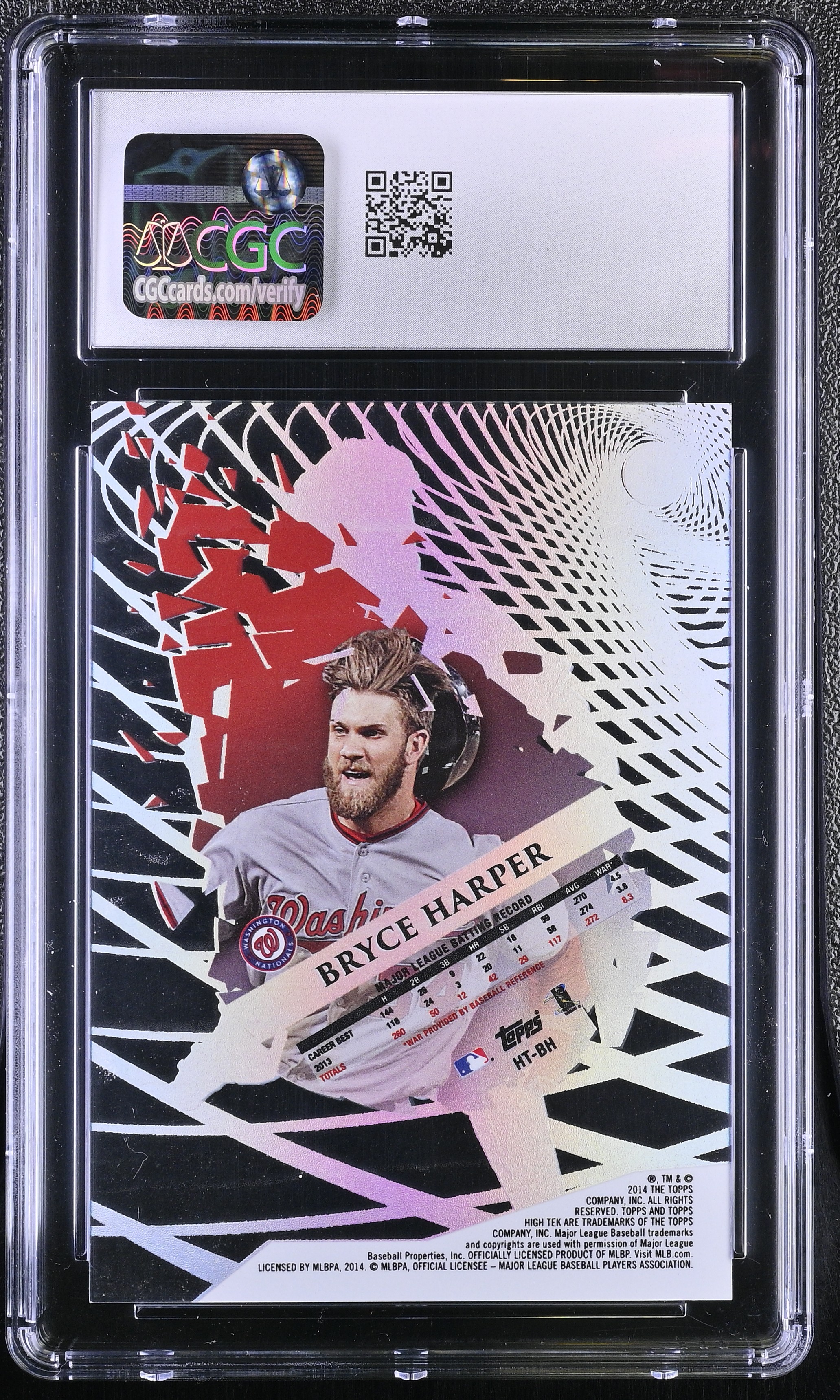 Bryce Harper 2014 Topps High Tek Net #HTBH (CGC 8.5) at PristineAuction.com Bryce Harper 2014 Topps High Tek Net #HTBH (CGC 8.5) at PristineAuction.com