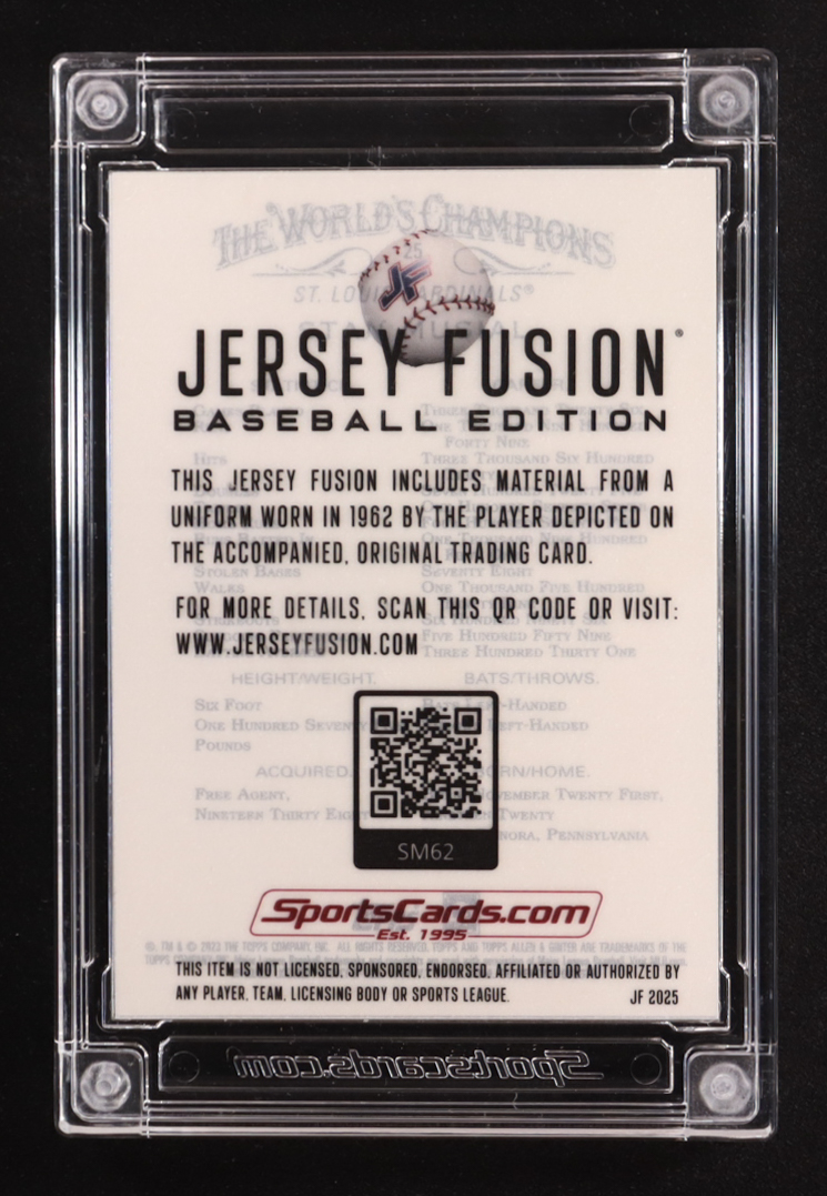 Stan Musial 2025 Jersey Fusion Game Used Swatch #SM62 #1/25 at PristineAuction.com Stan Musial 2025 Jersey Fusion Game Used Swatch #SM62 #1/25 at PristineAuction.com
