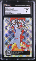 Bryce Harper 2022 Donruss Bomb Squad Diamond #9 (CGC 7) at PristineAuction.com