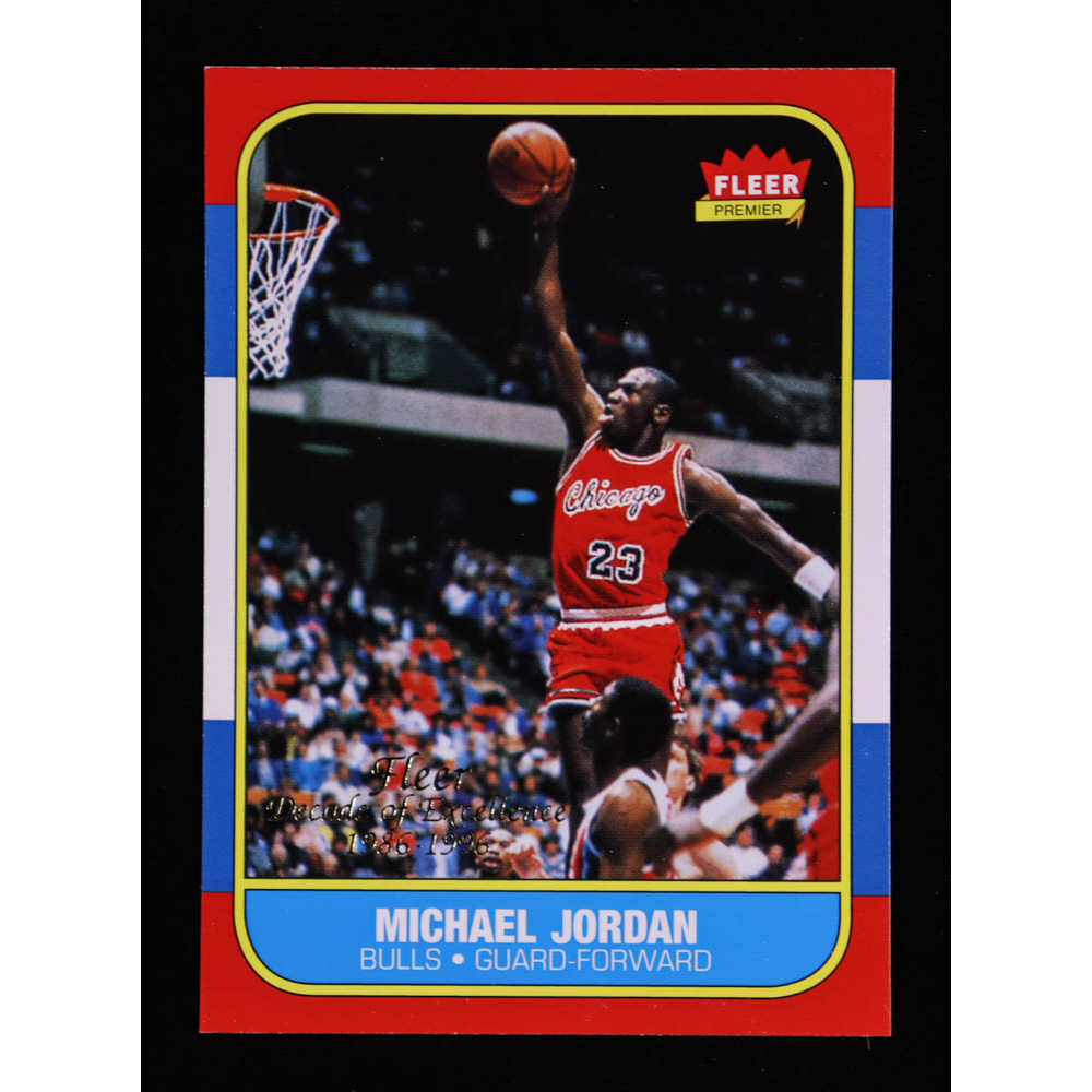 Michael Jordan 1996-97 Fleer Decade of Excellence #4 at PristineAuction.com